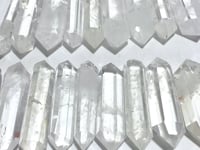 19 Pieces Clear Quartz Double Points