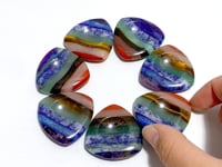 7 Chakra Triangle Worry Stone Wholesale