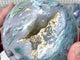 12 Pieces Geode Druzy Moss Agate Spheres