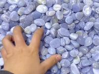Blue Lace Agate Chips Small Tumbled Wholesale