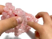 Rose Quartz Heart Bracelet Wholesale