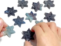 11 Pieces Trolleite Evil Eye Star Carving Clearance