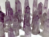 24 Pieces God's Fingerprint Amethyst Light Purple Tower Point