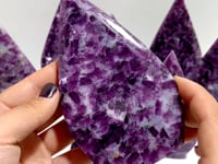 8 Pieces Spark Lepidolite Arrow Head Shape