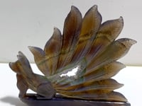 Geode Agate Druzy Nine-tailed Fox Carving #13