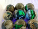 9 Pieces Volcano Agate Spheres Balls(UV-Reactive)