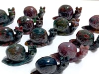 Beautiful Large Ocean Jasper Snails Carving Wholesale