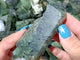 4-10CM Prehnite Tower Raw Side Wholesale
