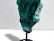 Unique Chrysocolla Mixed Malachite Specimen Raw Bottom With Stand
