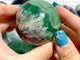 17 Pieces Beautiful Feather Fluorite Sphere Balls