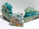 3 Pieces Caribbean Calcite Flying Dragon Castle Carving
