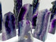 8 Pieces Rainbow Fluorite Raw Side Tower