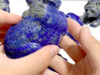 6 Pieces Lapis Lazuli Bears Carving