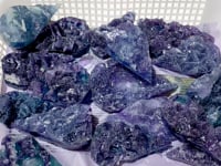 Rainbow Fluorite Arrow Head Shape Rough Side Wholesale