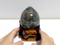 Unique Thousand Layer Garden Quartz With Stand Home Decor