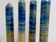 4 Pieces Tall High Quality Deep Blue Onyx Point