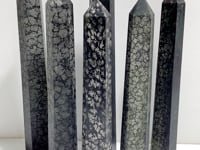 6 Pieces Tall Snowflake Stone Point