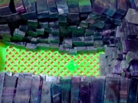 High Quality 5-8cm Rainbow Fluorite Four-sided Tower Point Wholesale