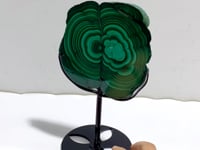Beautiful Malachite Slab With Stand