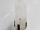 Large Clear Quartz Point Raw Bottom With Stand