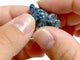 Mini Moss Agate Three Horns Dinosaur Carving Wholesale