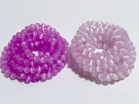 2 Types Purple Aura Selenite Bracelet Wholesale