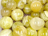 37 Pieces Beautiful Citrine Spheres (Sea Freight Only)