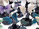 Mixed Materials Butterfly Wing Carving With Cat Stand Wholesale