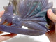 2 Pieces Geode Agate Druzy Nine-tailed Fox Carving #19