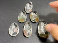 6 Pieces Fish Garden Quartz Inner Scene Carving