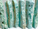 5 Pieces Large Blue Hemimorphite Four-Sided Tower Raw Side