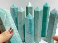 8 Pieces Large Amazonite Tower Points