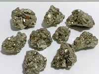 9 Pieces Pyrite Specimen For Collection