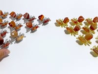 Stripe Carnelian Crystal Butterfly Wholesale
