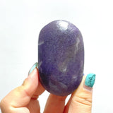 Purple Lepidolite Mixed Quartz Palm Wholesale - Wholesale Crystals