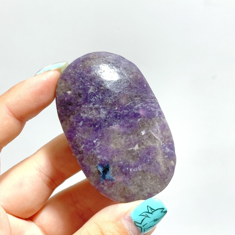 Purple Lepidolite Mixed Quartz Palm Wholesale - Wholesale Crystals