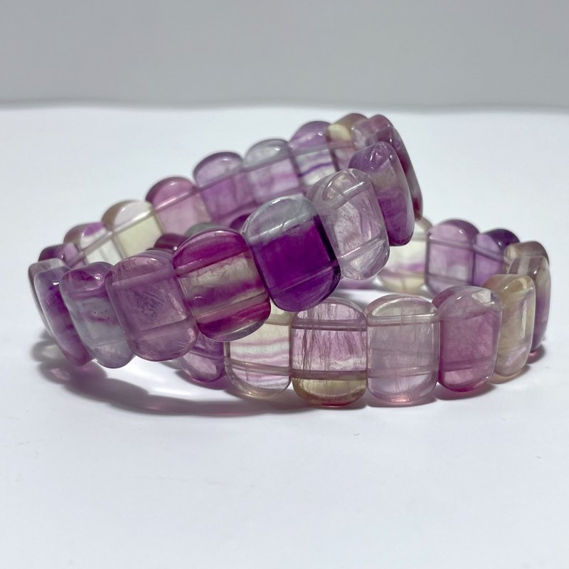 Purple Rainbow Fluorite Bracelet Wholesale - Wholesale Crystals