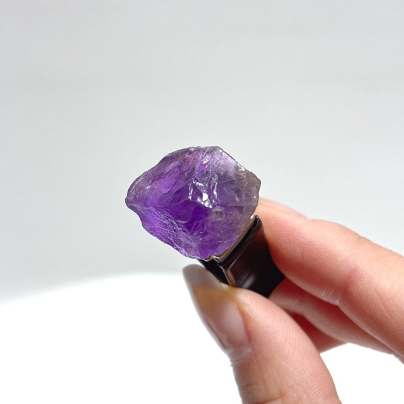 Raw Amethyst Car Air Vent Clips Wholesale Car Accessories - Wholesale Crystals