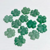 Red Jasper Green Aventurine Four Leaf Clover Carving Wholesale -Wholesale Crystals
