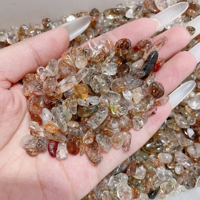 Red Rutile Gravel Chips Wholesale - Wholesale Crystals