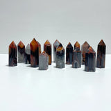Red&Black Stripe Agate Tower Point Wholesale - Wholesale Crystals