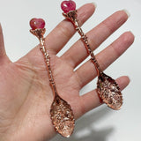 Rhodonite Mini Heart Coffee Spoon Wholesale - Wholesale Crystals