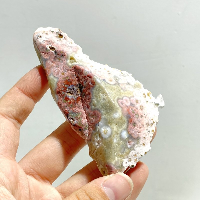 Rough Shape Polished 8th Vein Ocean Jasper Wholesale - Wholesale Crystals