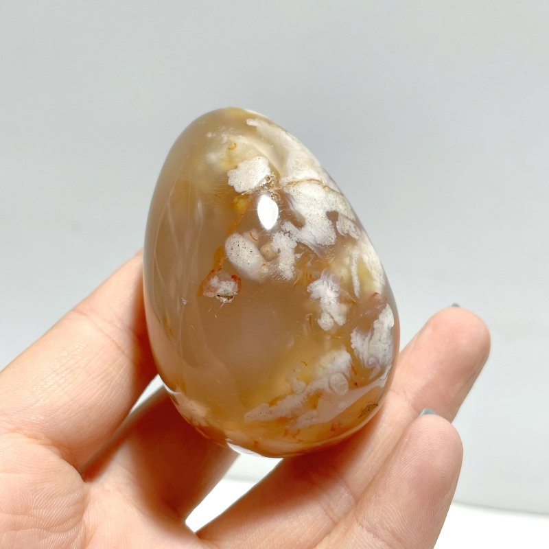 Sakura Flower Agate Egg Wholesale - Wholesale Crystals