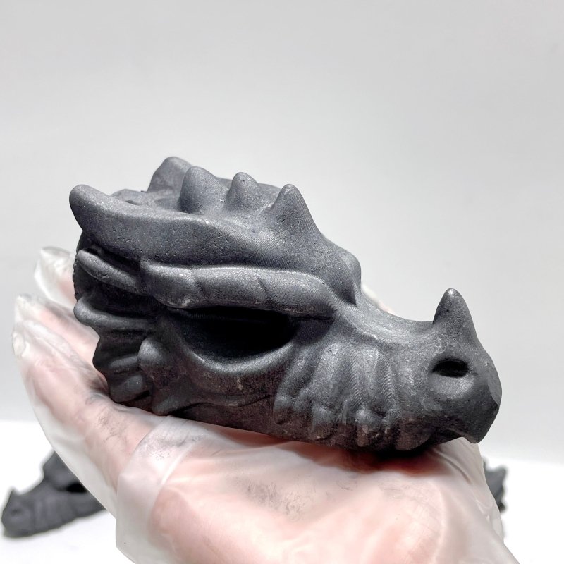 Shungite Dragon Head Carving Wholesale - Wholesale Crystals