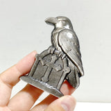 Silver Sheen Obsidian Crow Tomb Carving Wholesale -Wholesale Crystals