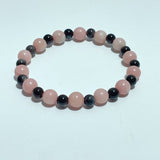 Silver Sheen Obsidian Pink Opal DIY Bracelet Wholesale Original Design - Wholesale Crystals