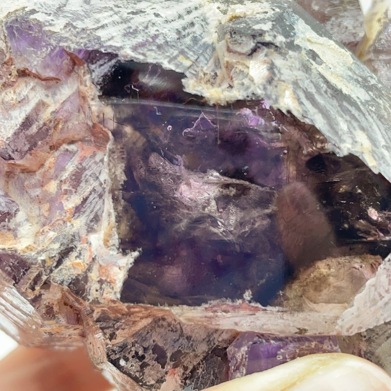 Skeletal Super7 Amethyst Enhydro Crystal Specimen -Wholesale Crystals