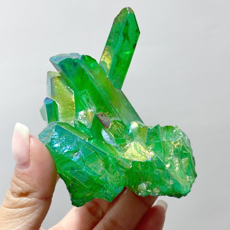 Small Colorful Aura Crystal Cluster Wholesale - Wholesale Crystals