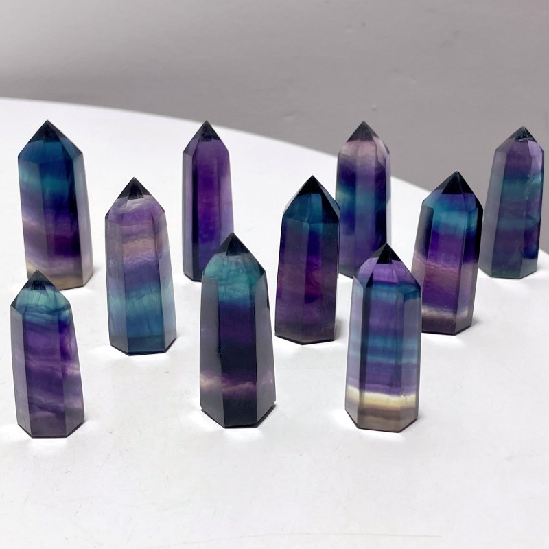 Small Rainbow Fluorite Point Tower Wholesale - Wholesale Crystals